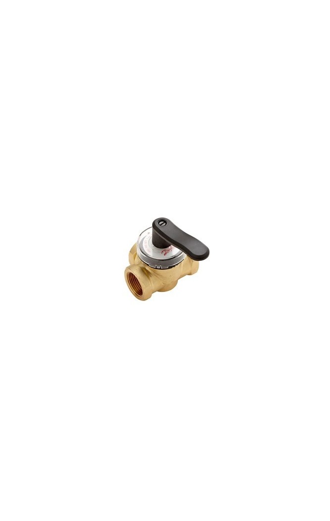 Vană Danfoss HRB 3 PN10 15/0,4 rotativă cu 3 căi  Rp1/2, cu filet 