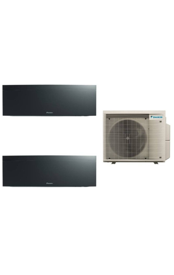 Aparat de aer condiționat multisplit Daikin EMURA cu două unități interne 7000 BTU Black- garanție 60 luni