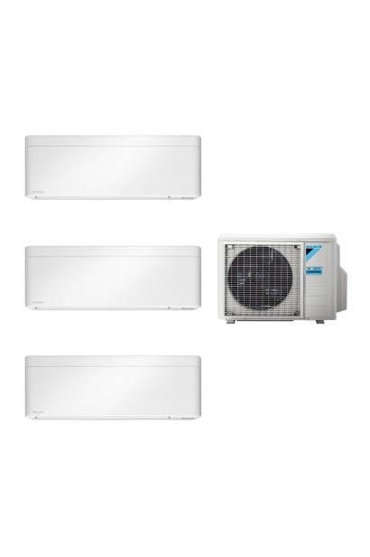 Aparat de aer condiționat multisplit Daikin Stylish cu două unități interne 7000 și una de 12000 BTU White-garanție 60 luni