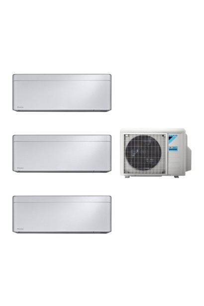 Aparat de aer condiționat multisplit Daikin Stylish cu două unități interne 7000 și una de 12000 BTU Silver-garanție 60 luni