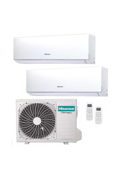 Aparat de aer condiționat multisplit HIsense cu două unități interne NewComfort 12000 BTU 