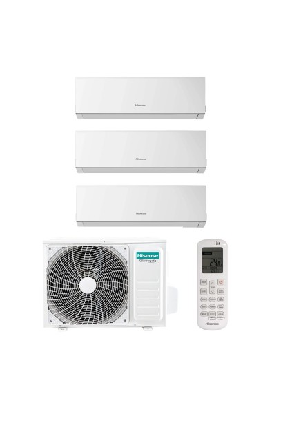 Aparat de aer condiționat multisplit HIsense cu trei unități interne NewComfort 9000 BTU  