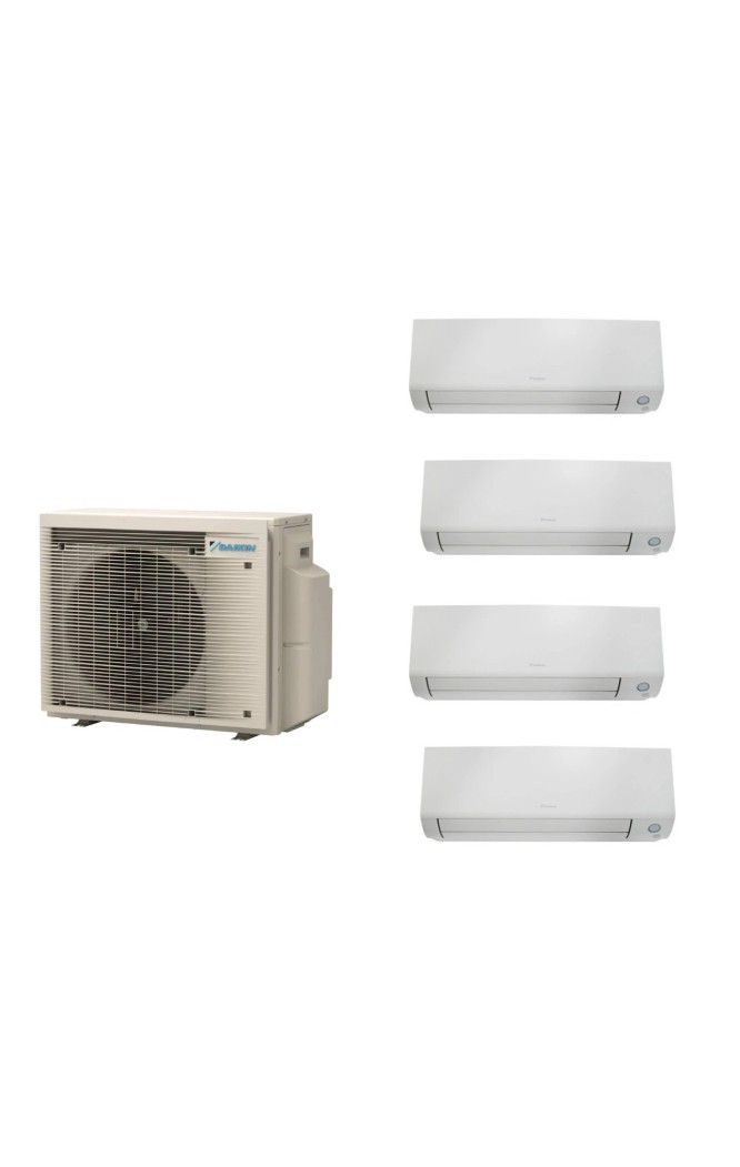 Aparat de aer condiționat multisplit Daikin Perfera cu patru unități interne, trei 5000 BTU și una de 9000 BTU - garanție 60 lun