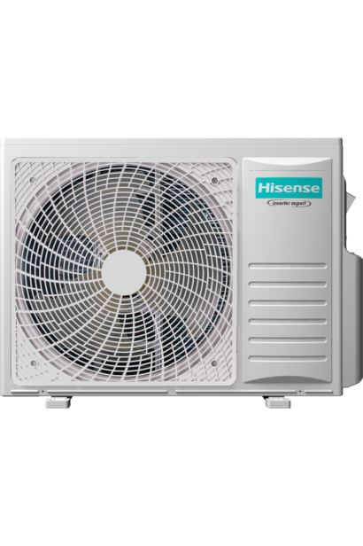 Aparat de aer condiționat multisplit HIsense cu patru unități interne NewComfort, trei de  9000 BTU și una de 12000 BTU