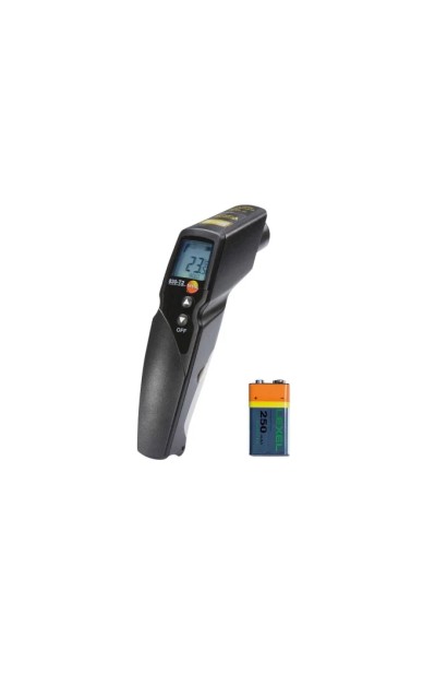 Testo 830-T2 - Termometru infraroşu cu 2 fascicule laser (sistem optic de 12:1)