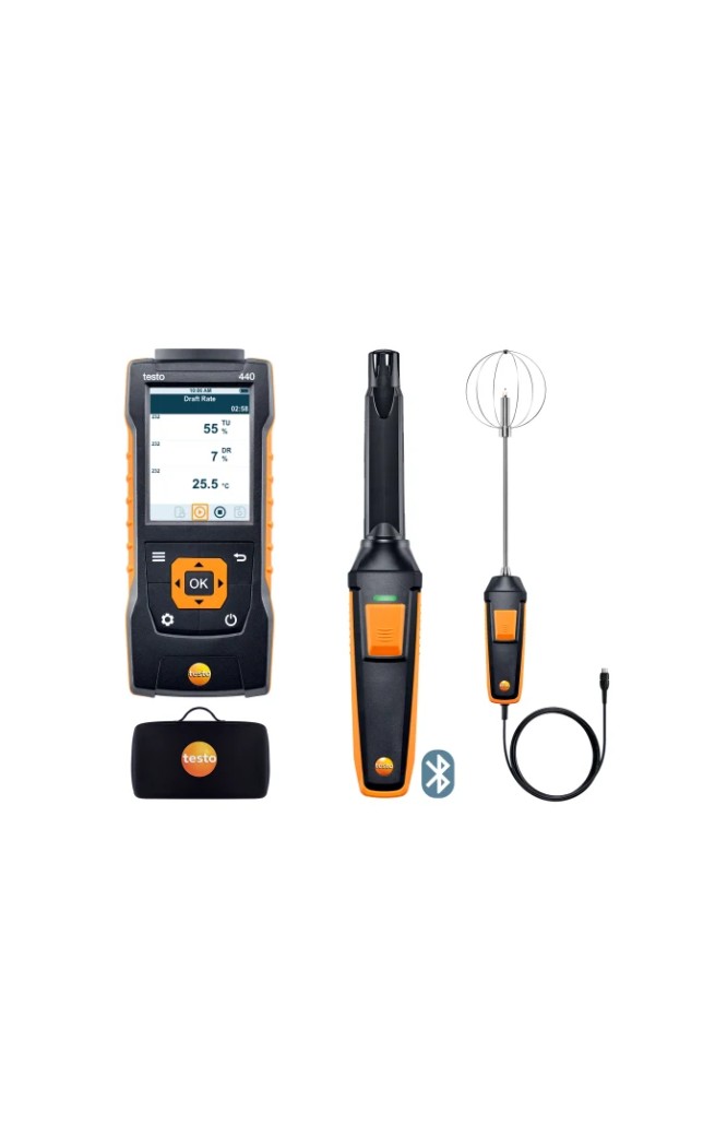 Testo 440 - Set pentru confortul ambiental cu Bluetooth