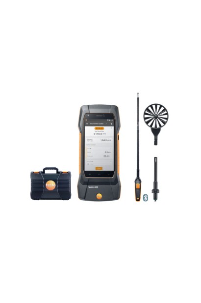 Testo 400 set pentru viteza aerului cu sondă elice 16 Ø