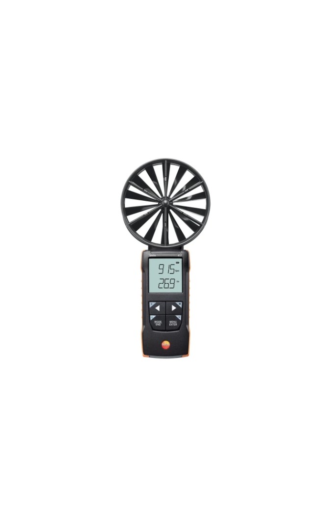 Testo 417 - Anemometru digital cu elice de 100 mm și conexiune la aplicație