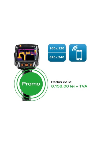 Testo 868s - Cameră de termoviziune cu aplicație pentru mobil 