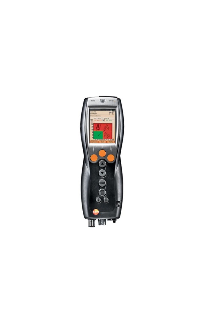 Testo 330-2 LL - Analizor de gaze de ardere cu senzori longlife și accesorii