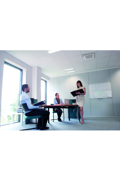Unitate interna aer conditionat caseta de tavan Daikin 18000 BTU FFA50A9 pentru suprafata de 50 MP, Grila complet plata, telecom