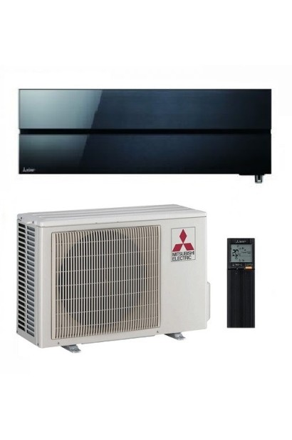 Aparat de aer condiționat Mitsubishi Electric Kirigamine Deluxe MSZ-LN25VGB-MUZ-LN25VG Inverter 9000 BTU Onyx Black, garanție 60