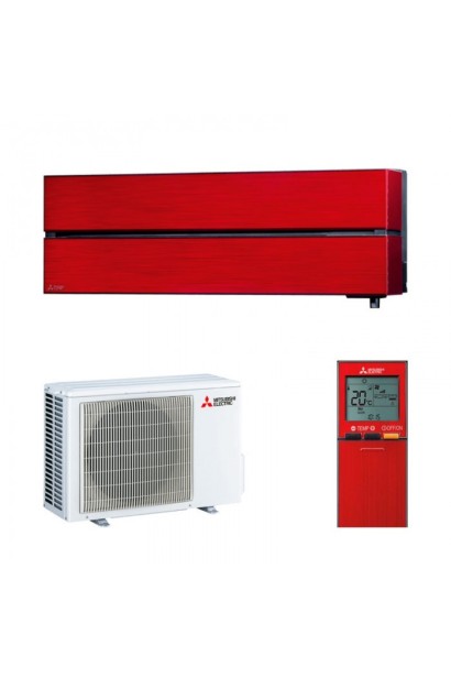 Aparat de aer condiționat Mitsubishi Electric Kirigamine Deluxe MSZ-LN25VGR-MUZ-LN25VG Inverter 9000 BTU Ruby Red, garanție 60 l