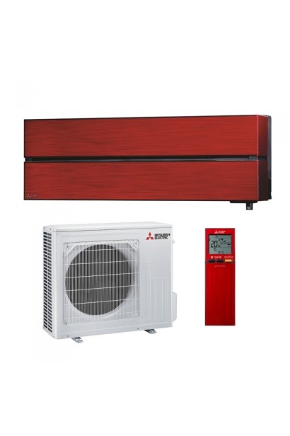 Aparat de aer condiționat Mitsubishi Electric Kirigamine Deluxe MSZ-LN50VGR-MUZ-LN50VG Inverter 18000 BTU Ruby Red, garanție 60 