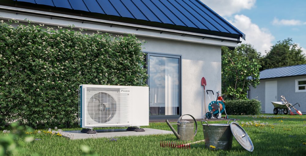 Pompă de căldură Daikin Altherma 3 M EDLA04E3V3 4 kW monobloc — ambient exterior