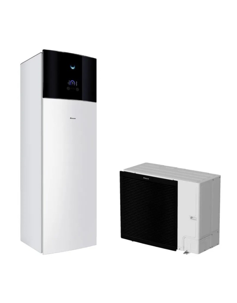 Pompă de căldură Daikin Altherma 3 R F 11 kW EBVH11S23D9W cu unitate externă ERLA11DW și rezervor ACM 230L integrat