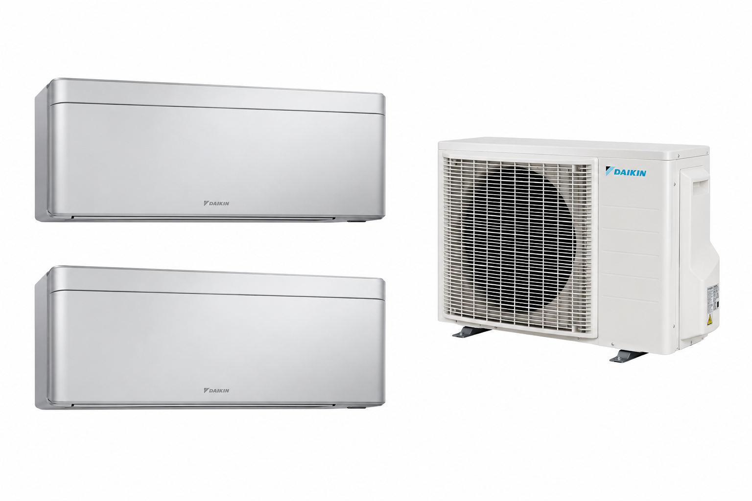 Multisplit Daikin Stylish Silver 2 zone, două camere