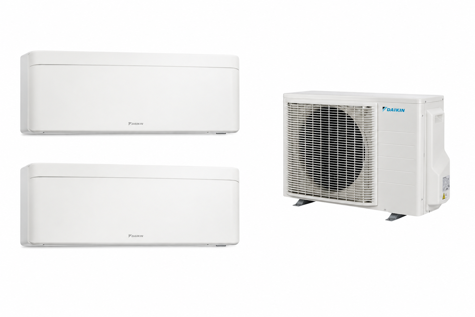 Multisplit Daikin Stylish White 2 zone, două zone compacte